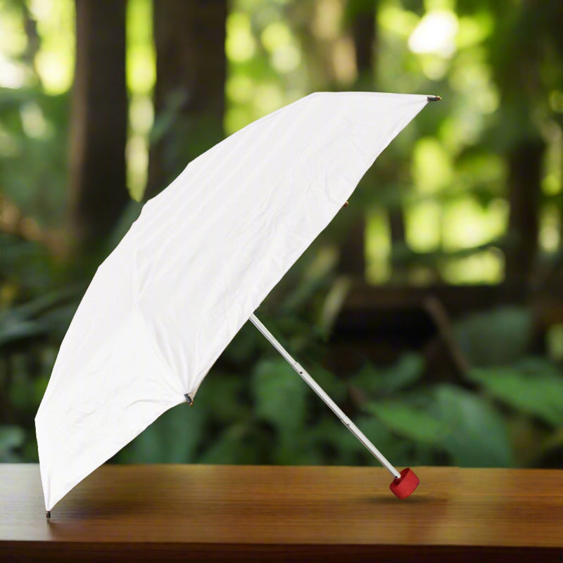 3-fold Sun  Rain Protective Solid Foldable Umbrella (1 Pc)