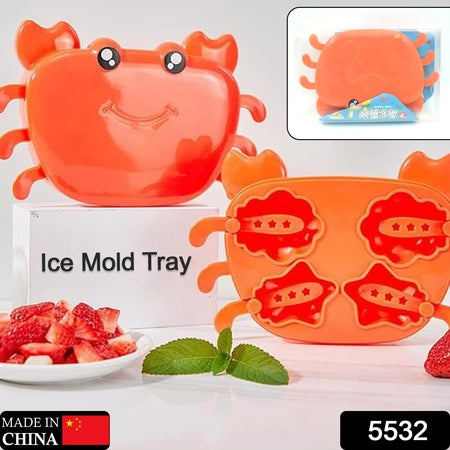 5532 Crab Ice Mold Household Ice Cream Mold Popsicle Mold Silicone Ice Cream Popsicle Childrens Ice Box Popsicle Box (1 Pc)