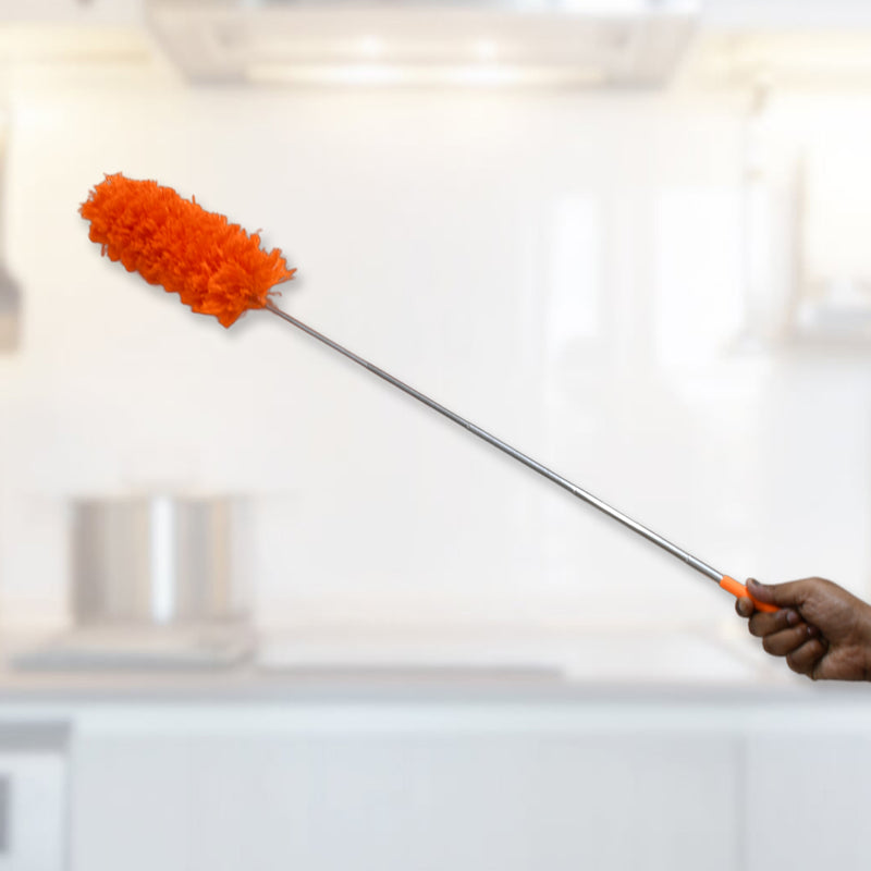 Adjustable Long Handle Microfiber Duster For Cleaning Microfiber Hand Duster Washable Microfiber Cleaning Tool Extendable Dusters For Cleaning Office Car Computer Air Condition Washable Duster