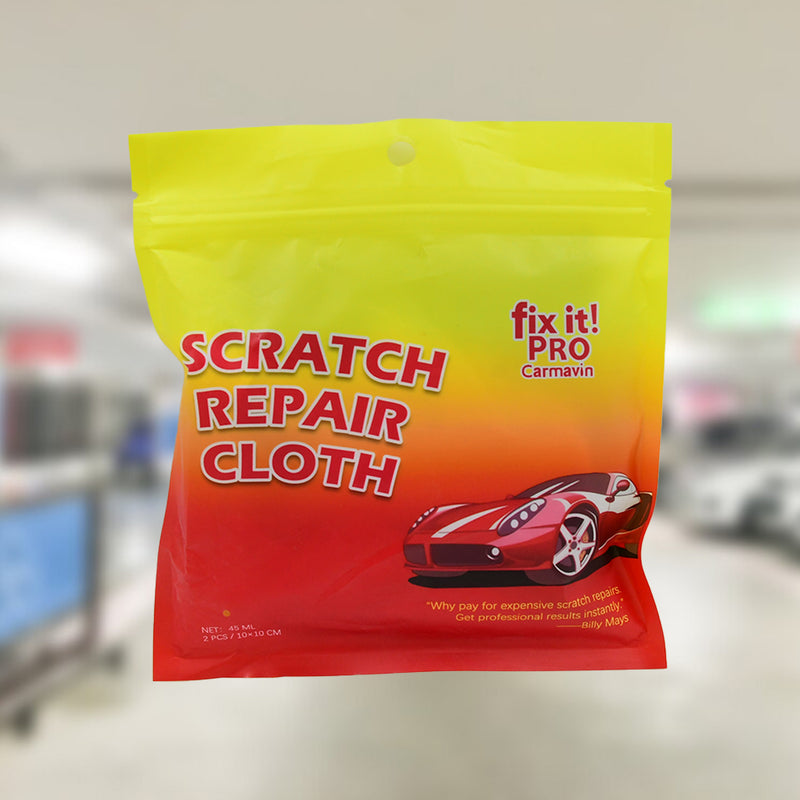 8527 Nano Magic Car Scratch Remover Cloth Multipurpose Scratch Repair Cloth Cloth For Car Paint Scratch Repair Easy To Repair Slight Scratches On The Surface Polishing Repeatable Use For All Kinds Of Car (45 Ml Repair Solution 2 Gloves 2 Nano Cloth)