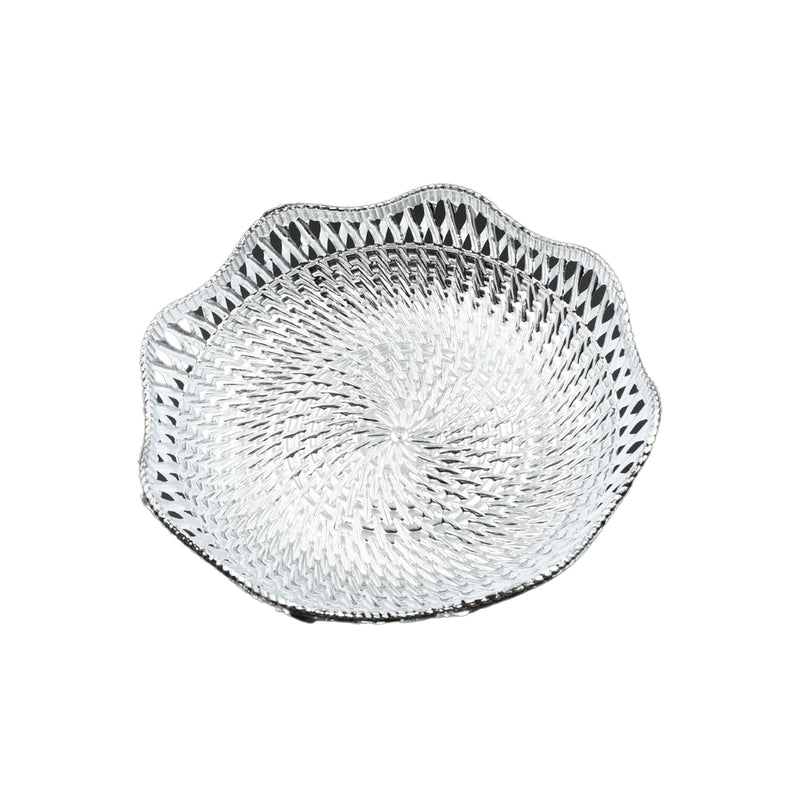 5482 Round Serving Tray Traditional Serving Tray Multipurpose Serving Tray Decorative Serving Platters Mukhwas Serving Tray (1 Pc )