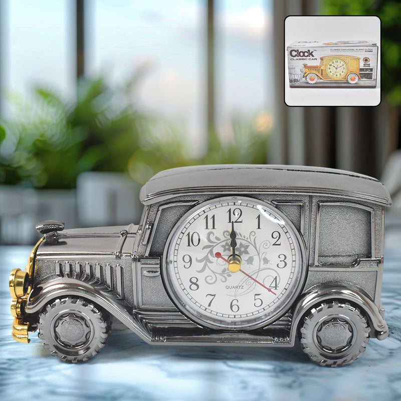 Car Model Clocks Pen Holder Function Abs Material Alarm Clock For Office Desk For Bedroom