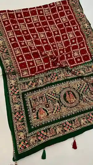HEAVY EMBROIDERY FANCY SAREE