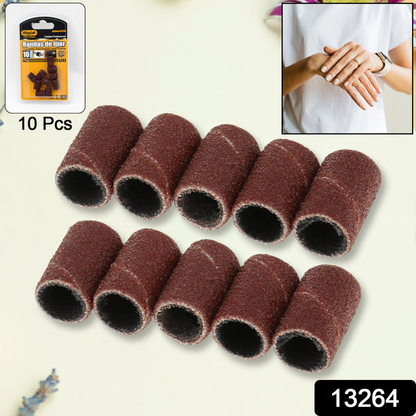 Nail Drill Sanding Band Machine Replacement Bits Pedicure Tool (10 Pcs Set)