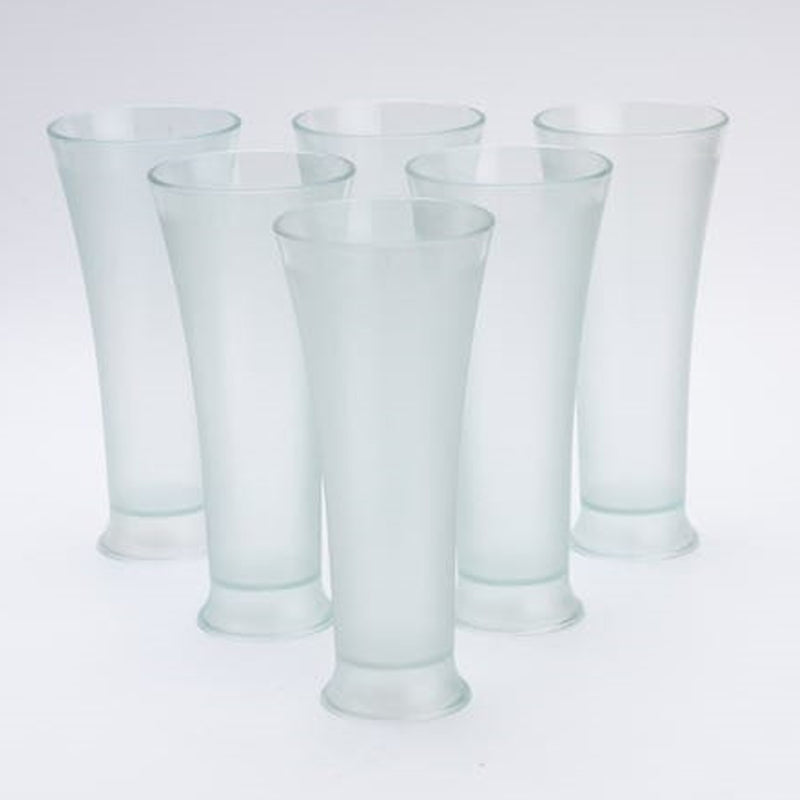 8219 High Quality Faluda Ice Cream Juicer And Water Glasses Set Of 6 Transparent Drinking Water Glasses Stylish Glasses For Faluda Water Juice Glass Set Of 6 Pcs (300 Ml Approx)