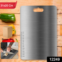 Stainless Steel Vegetable  Fruit Cutting Chopping Board (3120 Cm  1 Pc)