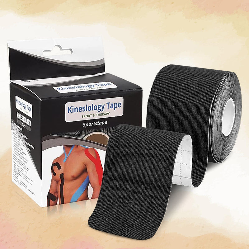 Kinesiology Tape For Physiotherapy Tape For Sports Injury Pain Relief (5 Cm X 5m  1 Pc)