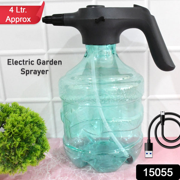 Electric Spray Bottle Garden Sprayer Automatic Watering Can (1 Pc  4 Ltr. Approx)