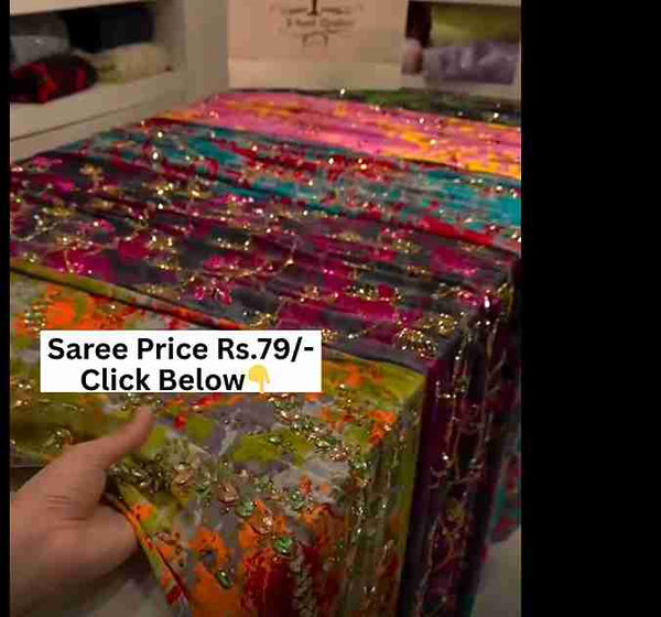 Amazing Georgette Print Saree