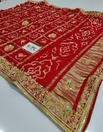 Ghatchola Chunri Odhna Dupatta in Kolkata Zardozi work