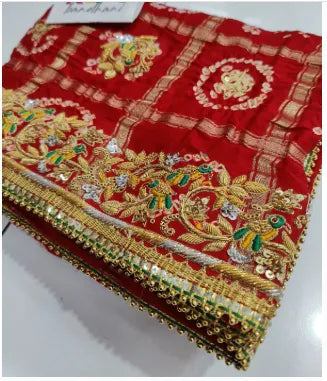 Ghatchola Chunri Odhna Dupatta in Kolkata Zardozi work