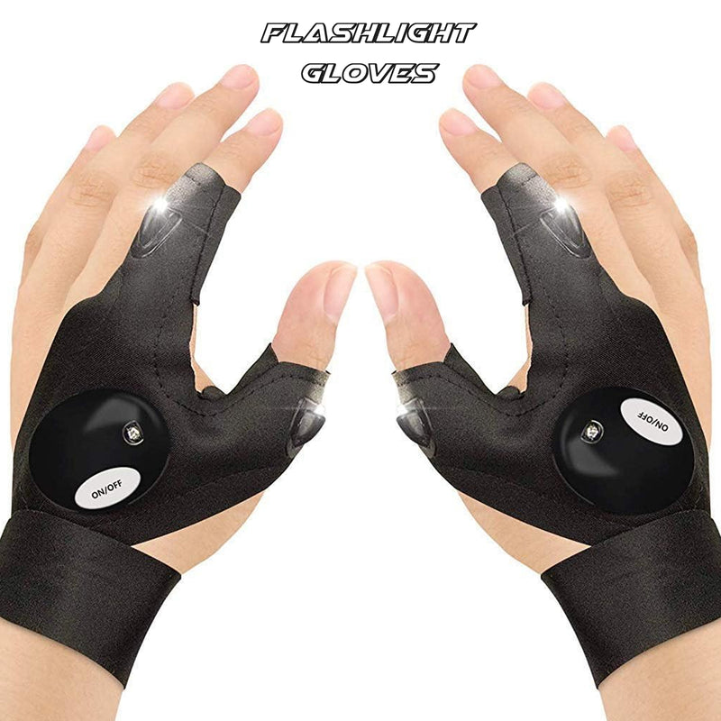 Led Flashlight Gloves Gifts For Men (Hand Gloves Light  1 Pair)