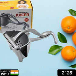 2126 Manual Aluminium Metal Fruit Press Juicer