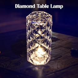 6240 Diamond Table Lamp  Candles For Home Decoration Crystal Candle Lights