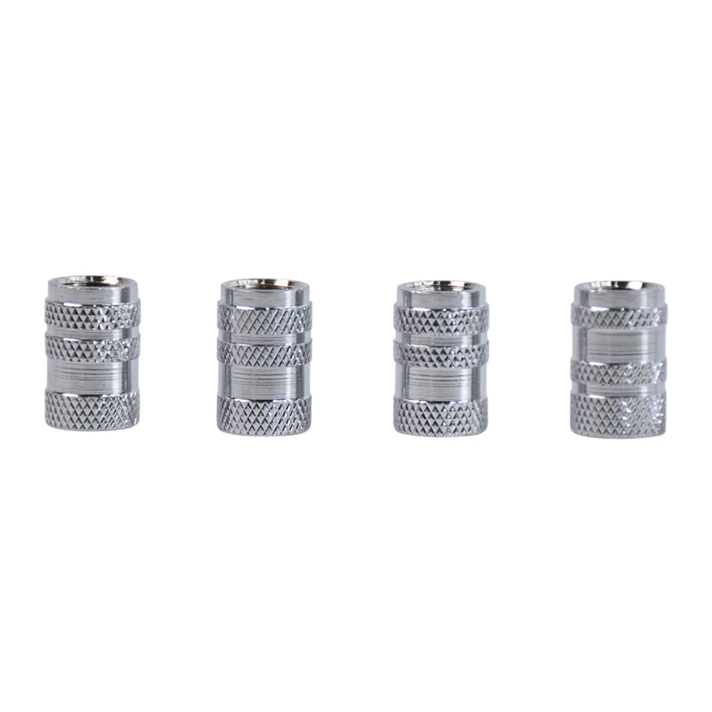 Tire Valve Stem Caps Fit For Genesis Cars. Air Valve Caps Suit For Most Car Truck Suv Wheel Accessories 4pcs Silver.