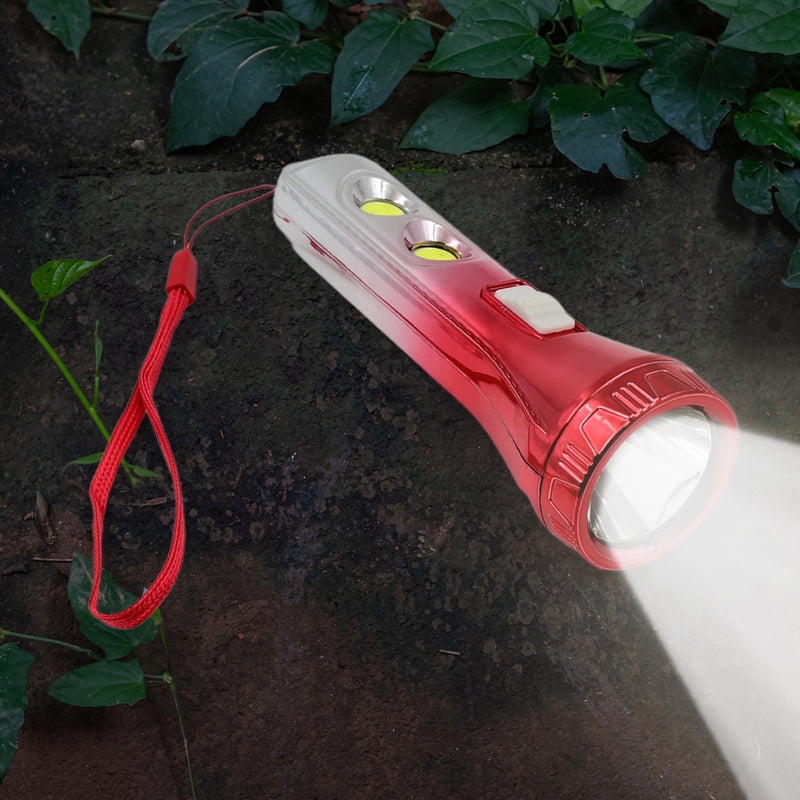 Multi Functional 3 Led Torchlight  Flashlight (1 Pc)