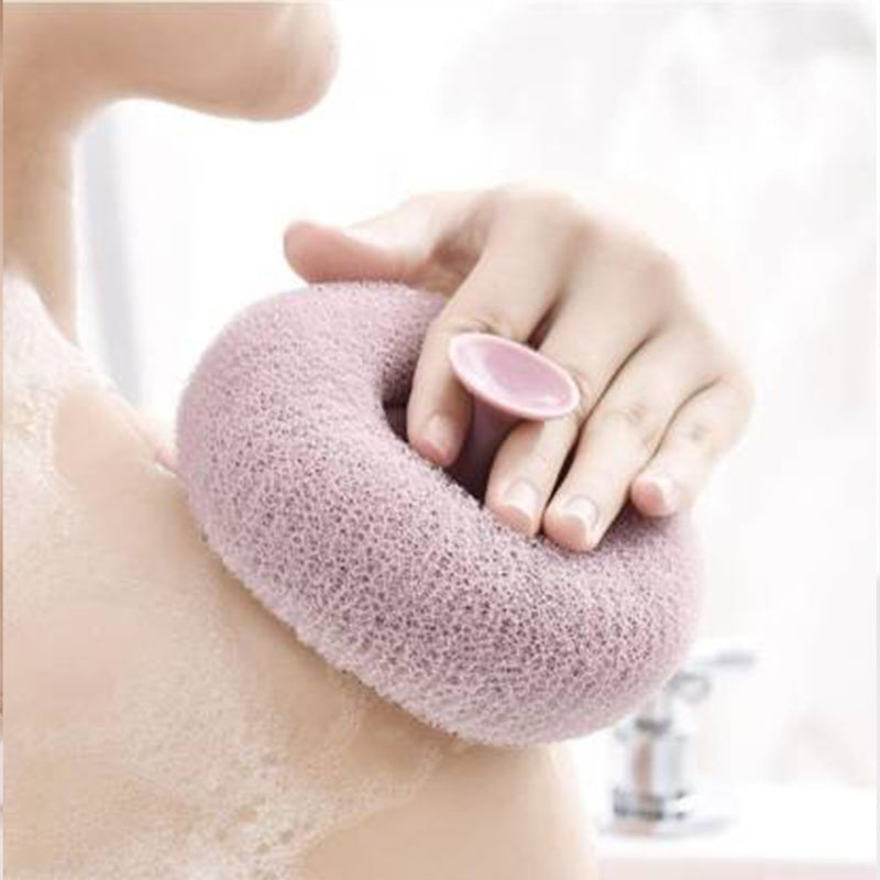 12626 Super Soft Bath Sponge Flower Suction Cup Bath Sponges For Shower Women Men Foam Loofah Sponge Exfoliating Bath Sponge Body Washer Reusable Loofah Massage Bath (1 Pc)