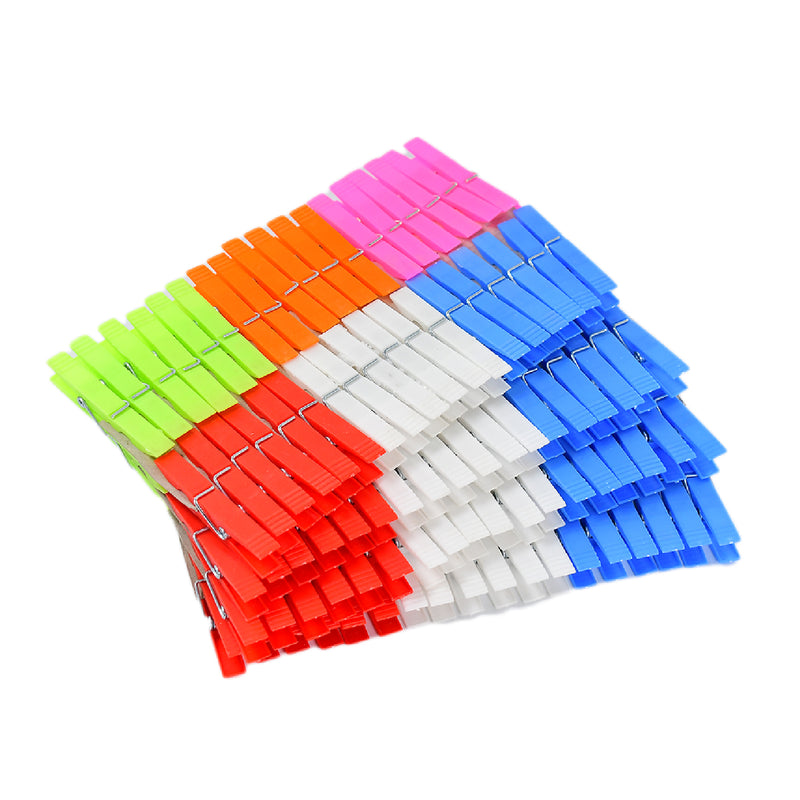 6216  Multi Purpose Plastic Clothes Clips For Cloth Drying Clips (Set Of 144pc)