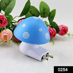 0254 Automatic Night Sensor Mushroom Lamp (0.2 Watt Multicolour)