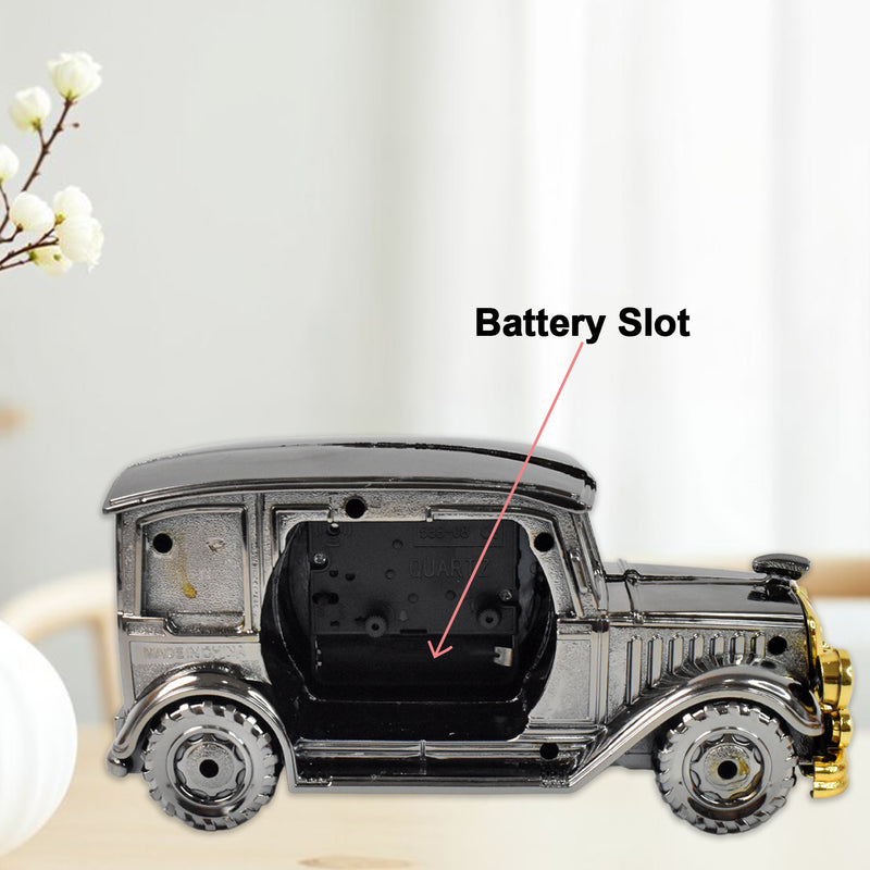 Car Model Clocks Pen Holder Function Abs Material Alarm Clock For Office Desk For Bedroom