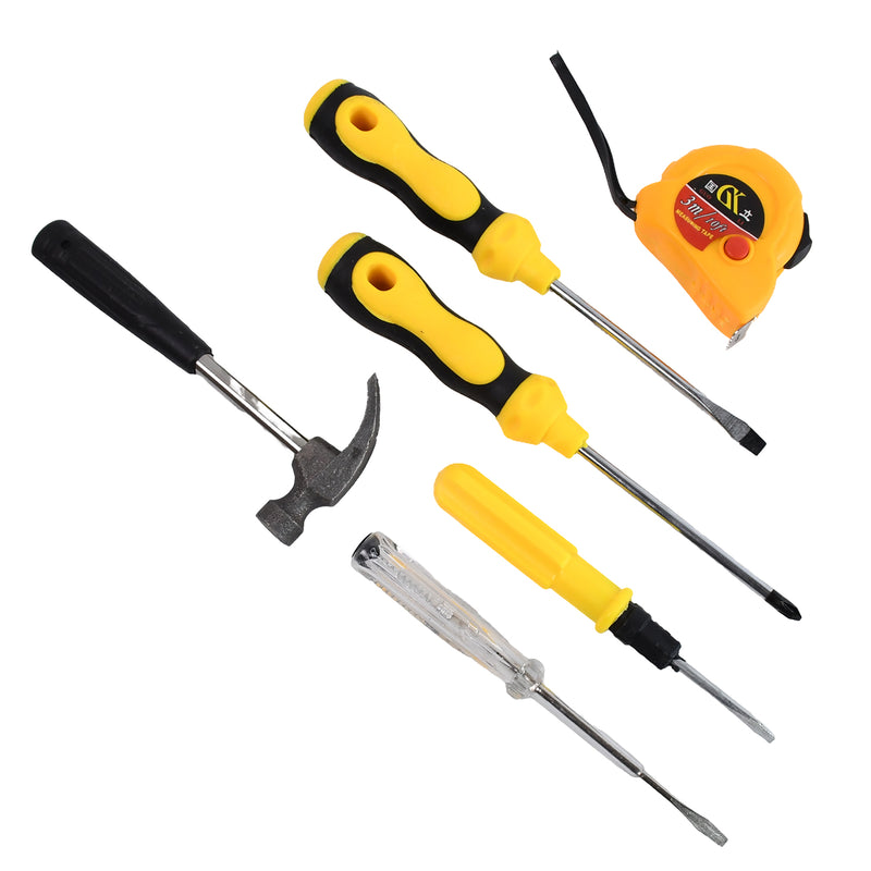 6 In 1 Hand Tool Kit Repair Home Screwdrivers Tool Kit With Tools Including Daily