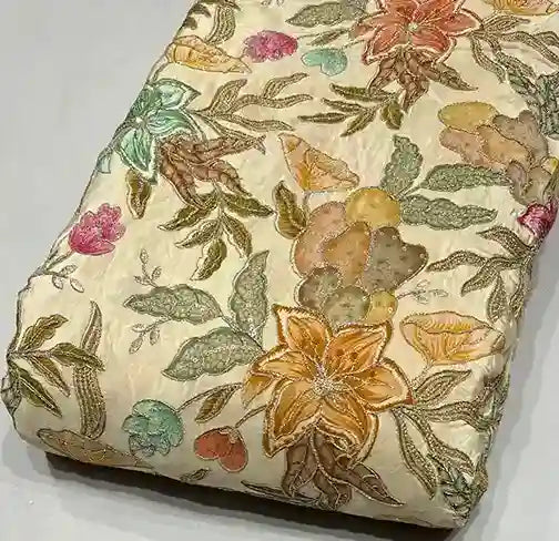 Pure crape saree