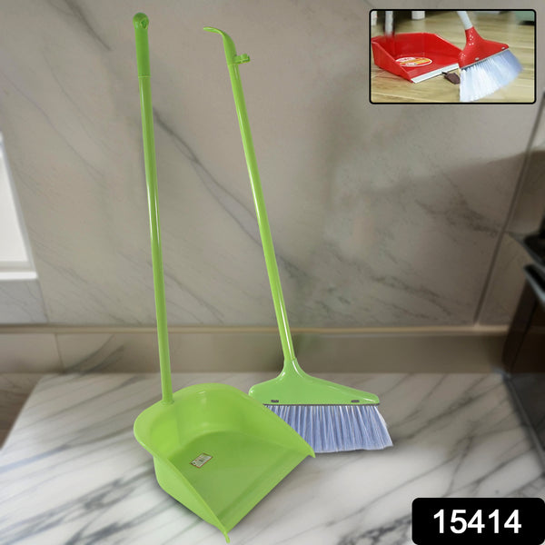 Handle Dustpan And Brush For Sweeping  Cleaning Dust