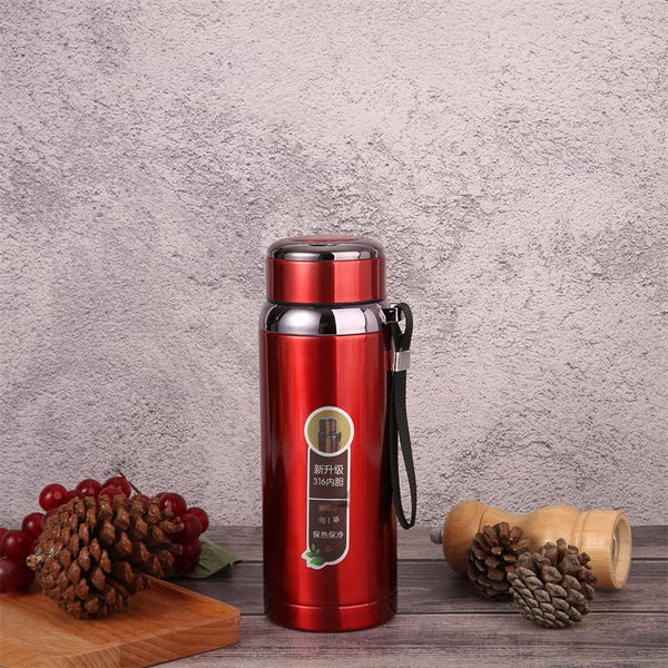 5875 800ml Stainless Steel Water Bottle For Men Women Kids  Thermos Flask  Reusable Leak-proof Thermos Steel For Home Office Gym Fridge Travelling