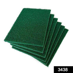 3438 Scrub Sponge Cleaning Pads Aqua Green