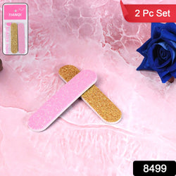 Professional Nail Filer Double Sided For Nail Shaper Nail File (9 Cm  2 Pc Set)