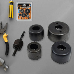 32  38  44  54 Mm Hole Saw Cutter With Mandrel 32-54 Mm (5 Pcs Set)