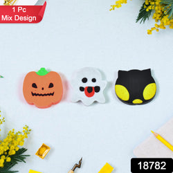 Cartoon Shape Eraser Rubber (1 Pc  Mix Colour  Design)