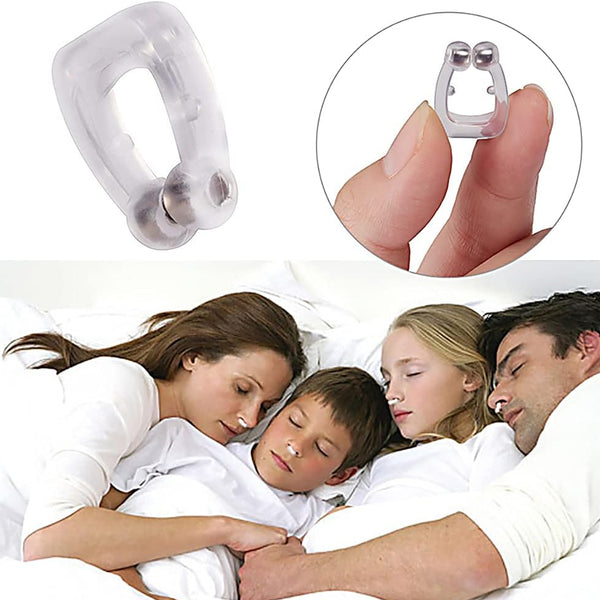 0349 Anti Snore Device For Men And Woman Silicone Magnetic Nose Clip For Heavy Snoring Sleeper Snore Stopper Anti Snoring Device (1 Pc)