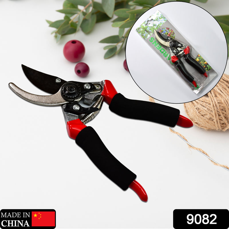 9082 21cm Red Garden Shears Sharp Cutter Pruners Scissor Pruner.