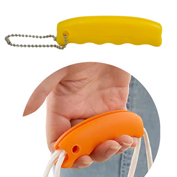 Silicone Portable Bag Device Bag Filter Hand Shopping Bag Carry Tool Key Chain (1 Pc)