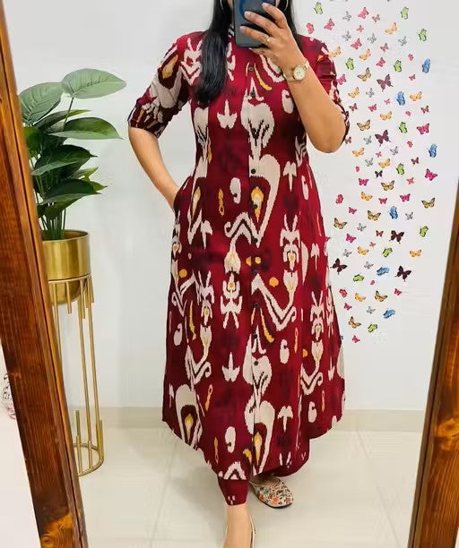 COTTON KURTI SET