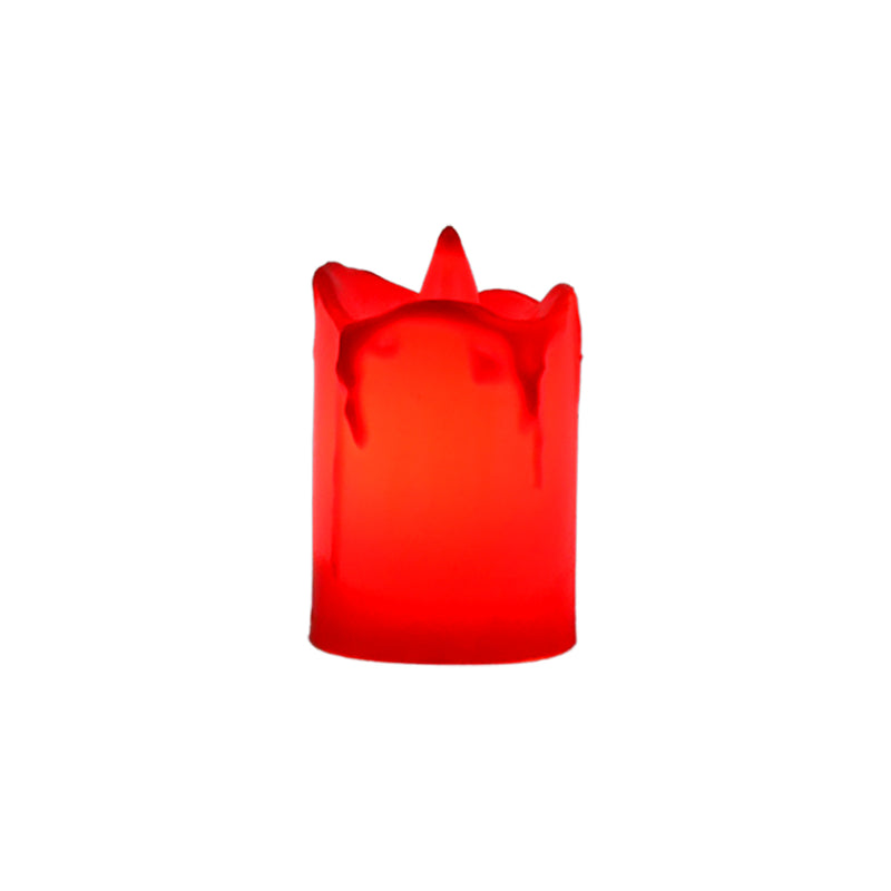 Flameless Melted Design Candles For Decoration (1 Pc)