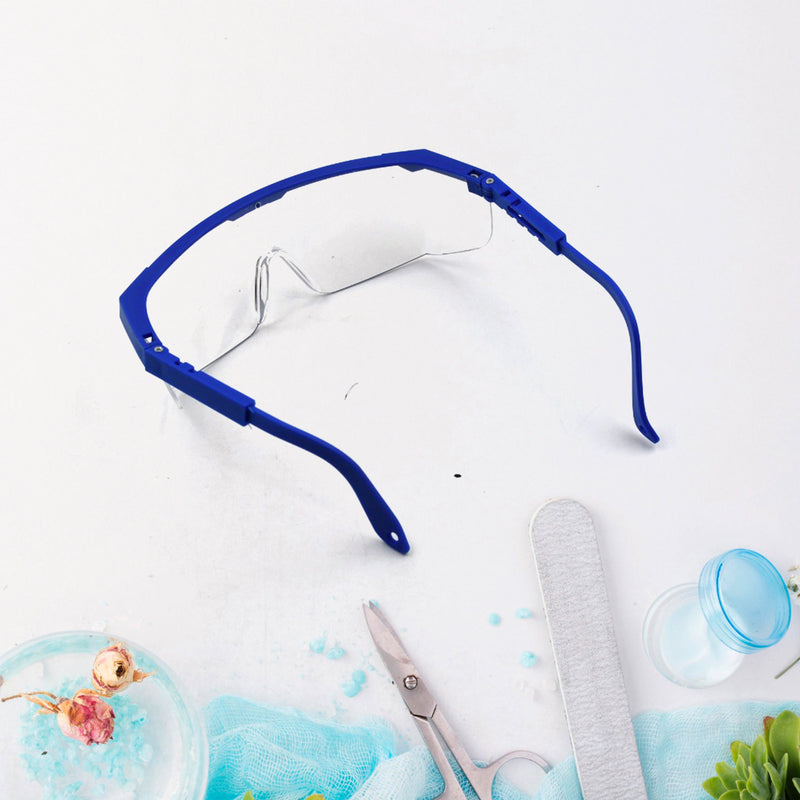 7951 Safety Glasses Dust Wind Proof Eye Glasses Uv Protection Safety Goggles Eyewear  Adjustable Spray Clear Shooting Eye Protection Eyewear Clear Glasses For Men Women Lab Goggles Over Glasses