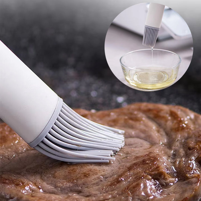 Pastry Brush Basting Brush Bbq Sauce Marinade Meat Silicone Oil Brush (1 Pc)