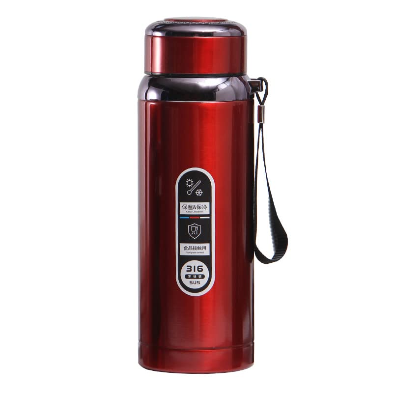 5875 800ml Stainless Steel Water Bottle For Men Women Kids  Thermos Flask  Reusable Leak-proof Thermos Steel For Home Office Gym Fridge Travelling