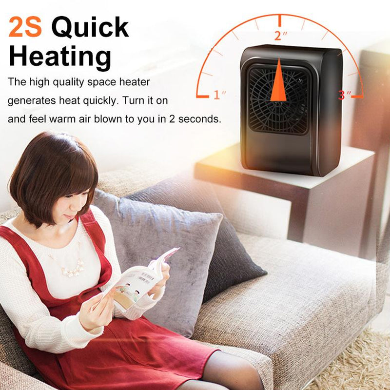 6683 Room Heater 220v Brown Box Heater For Office  Bedroom Use Heater