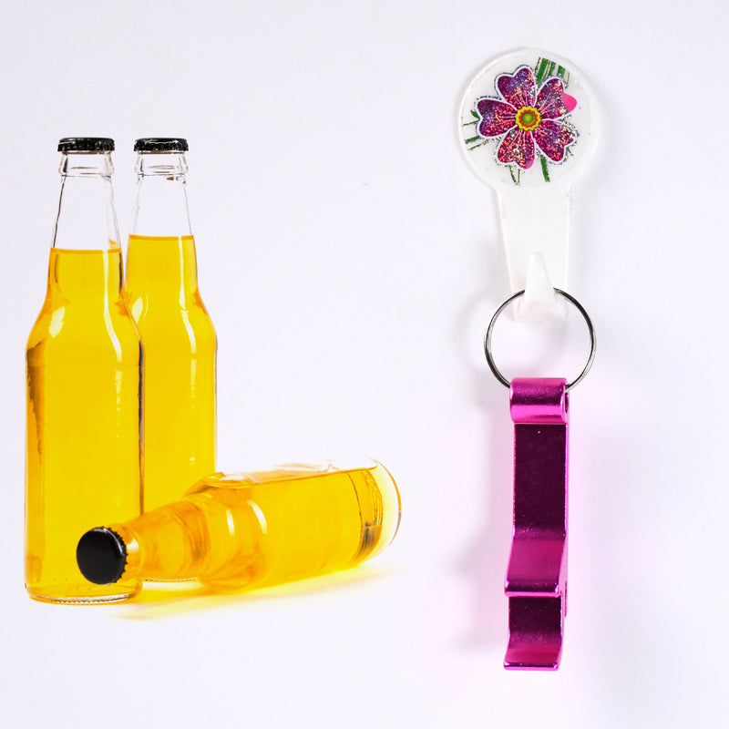 Metal Bottle Opener Keychain (1 Pc)