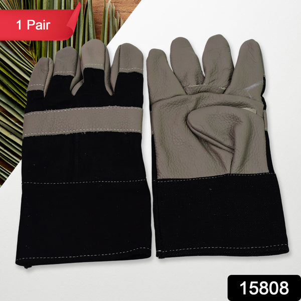 Gloves Gardening Gloves For Men Women Leather Gloves Heavy Duty Gloves (1 Pair)