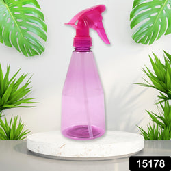 Plastic Multipurpose Home  Garden Water Spray Bottle For Cleaning Pack (414 Ml  1 Pc)