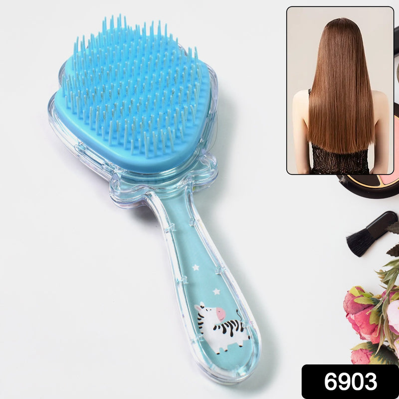 Cartoon Hair Brush Massage Shower Comb Blur Wet Salon (1 Pc )