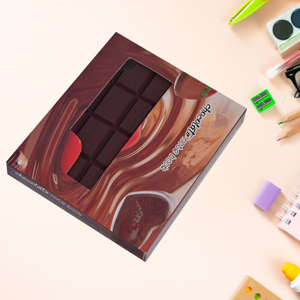 4528 Small Chocolate Scented Diary Memo Notebook In Rectangular Chocolate Bite Shape With Original Chocolate Smell Personal Pocket Diary With Plain Pages For Kids