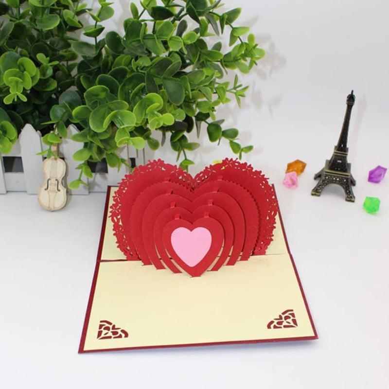 3d Paper Wish Card High Quality Paper Card All Design Card Good Wishing Card (All 3d Card Birthday Christmas Card  Cartoon Card Love Heart Card) (1 Pc)