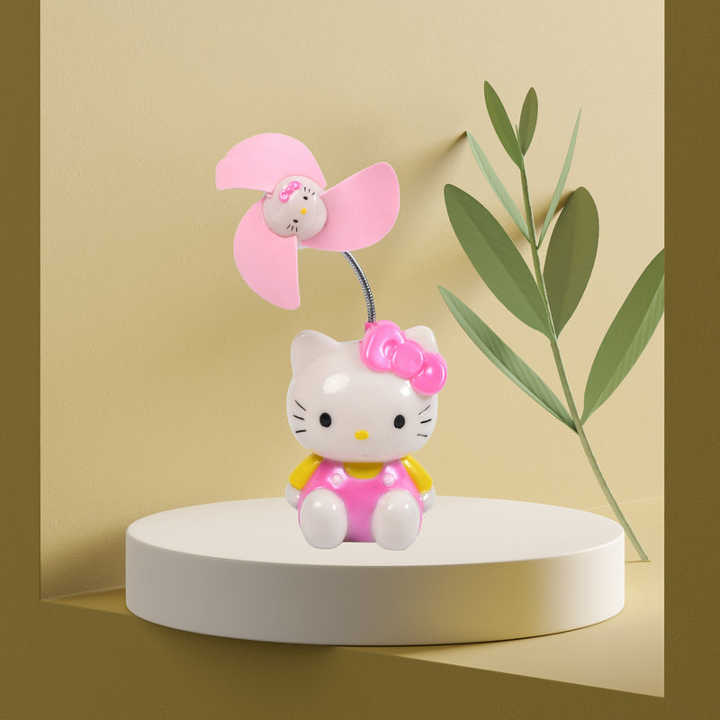 7711 Kitty Usb Powered Portable Usb Mini Cooling Fan Cooler Portable (Battery Not Include)