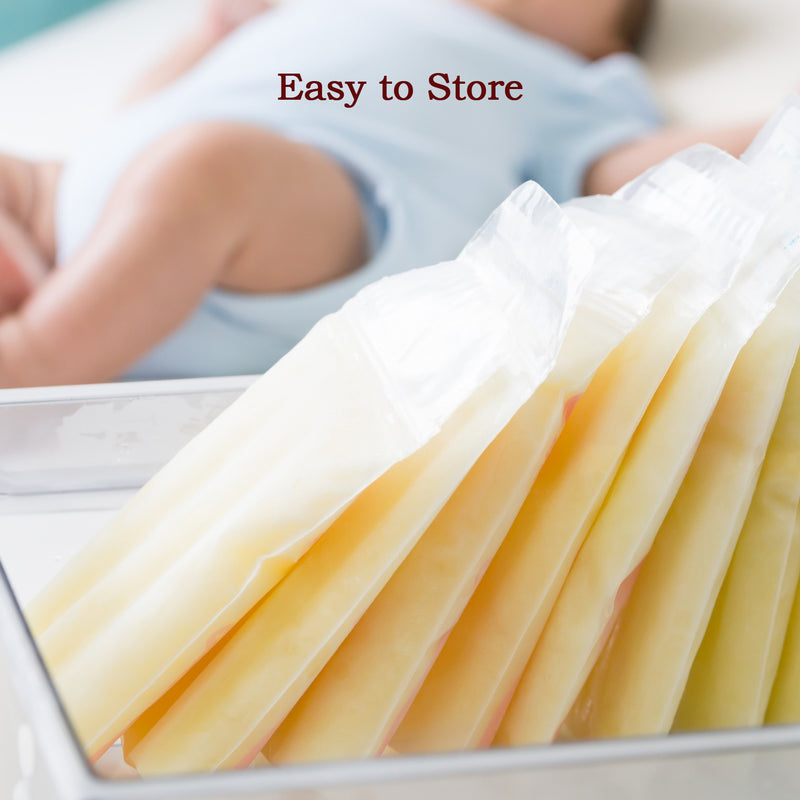 Breastmilk Storage Bags Double Zipper Seal (60 Pcs Set)