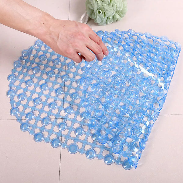 4933 Nonslip Soft Rubber Bath Mat For Bathtub And Shower Anti Slip Bacterial Anti Bacterial Machine Washable Pvc Bath Mat